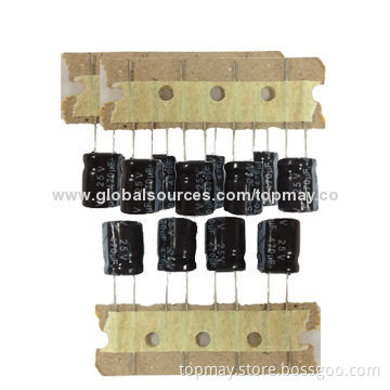 Aluminum Electrolytic Capacitors with 6.3 to 450V Rated Voltage and ±20% Tolerance